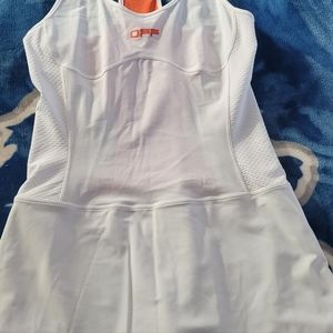 Off white tennis dress